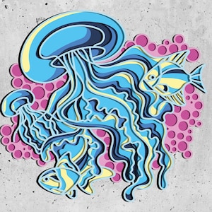 Medusa 3D Mandala SVG files,Medusa laser files,Papercut to cut Svg files for Cricut or Cnc router,Medusa Mandala svg