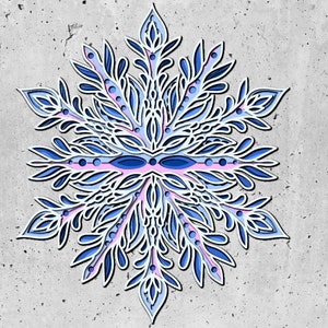 CHRISTMAS Shadow Box Svg - Archivos Cricut, 3D Let it Snow Svg, Cardstock Svg,