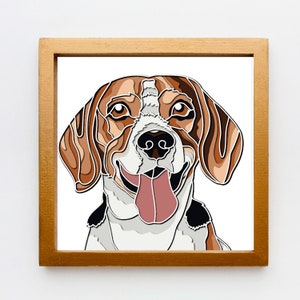Beagle Layer SVG, Beagle Mandala Cutting File, Coupe de contreplaqué, Découpe de papier, Fichier SVG, Mandala de contreplaqué 3D, Couche 3D