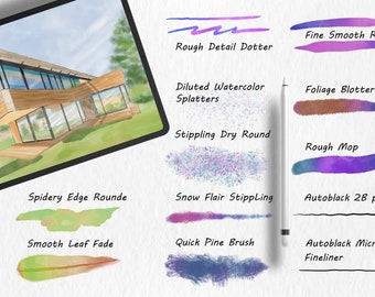 Watercolor Brush Kit for Procreate