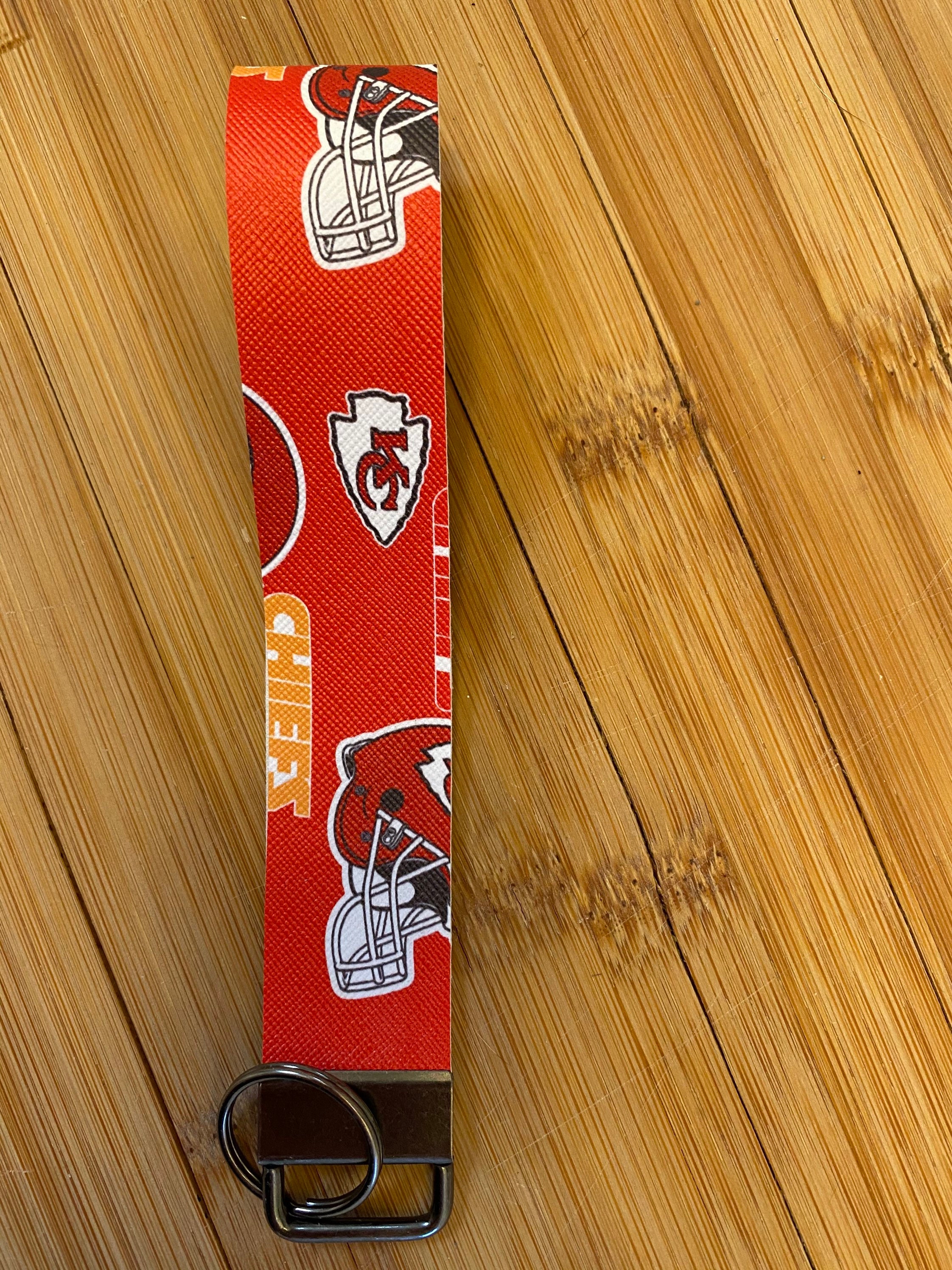 Kansas City Chiefs Wristlet Keychain | Etsy