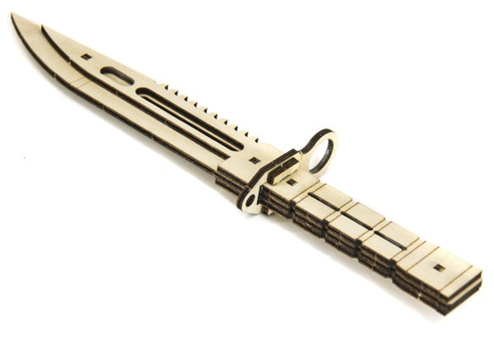 Wooden 3D Puzzle Knife Wooden 3D Puzzle Best Gift Etsy