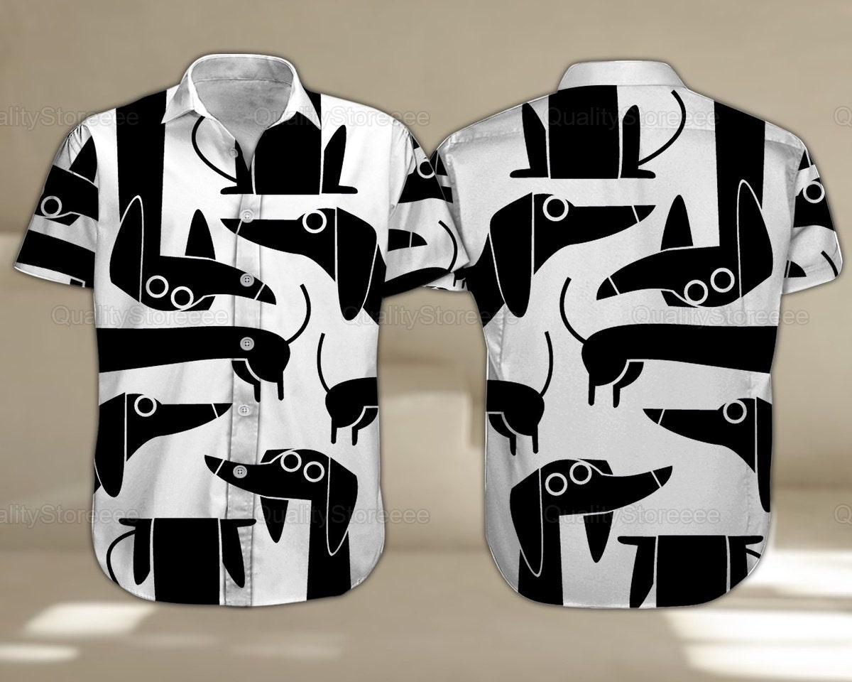 Dachshund Button Shirt Dog Summer Shirts Dachshund Shirts - Etsy