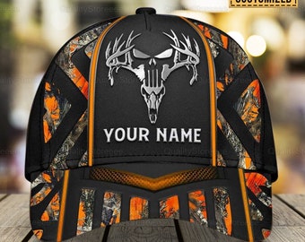 Deer Hunting Customized Name Classic Cap, Deer Hunting Personalized Cap For Men And Women, Gift For Him, Father's Day LNG292111A30