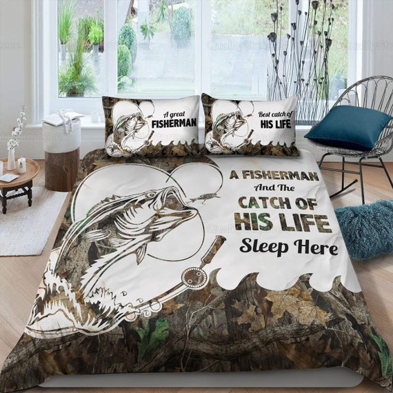Fishing Couple Bedding Sets Fishing 