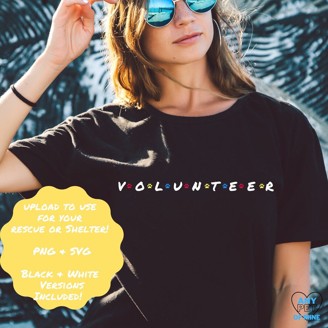 Friends Volunteer Volunteer Graphic Download PNGSVG Etsy