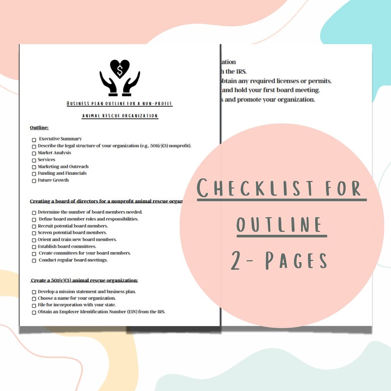 Non-profit Animal Rescue Business Outline – USA Startup Guide (digital ...