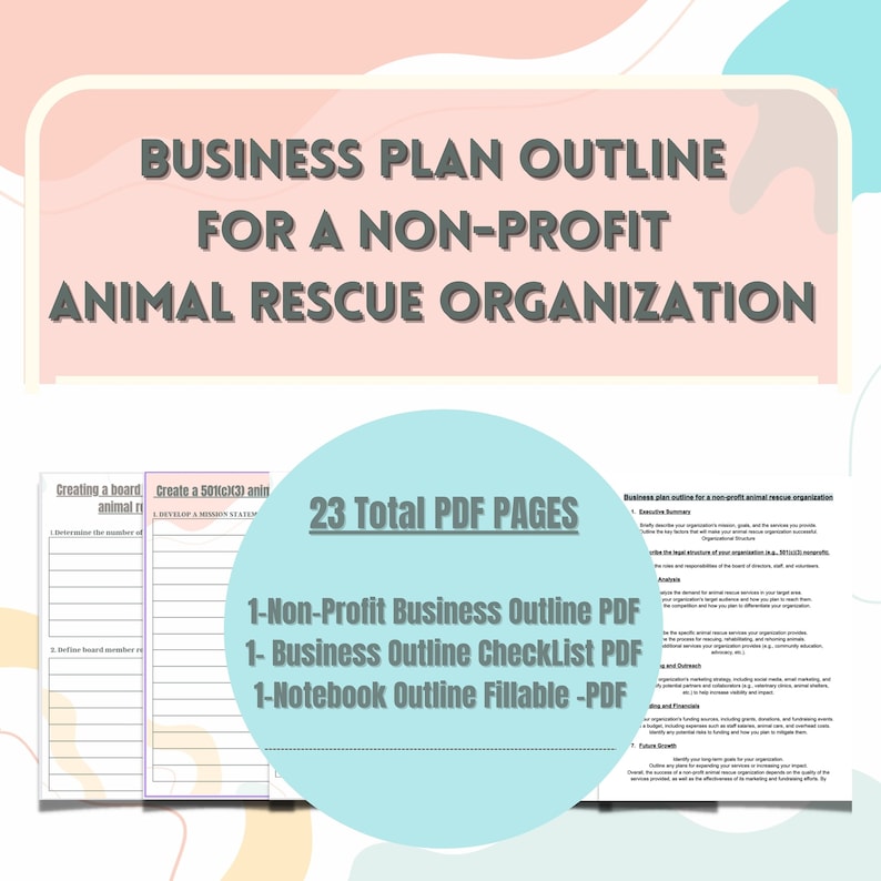 Business Outline for Starting a Nonprofit Animal Rescue in the USA