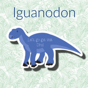 Iguanodon Dino Sticker