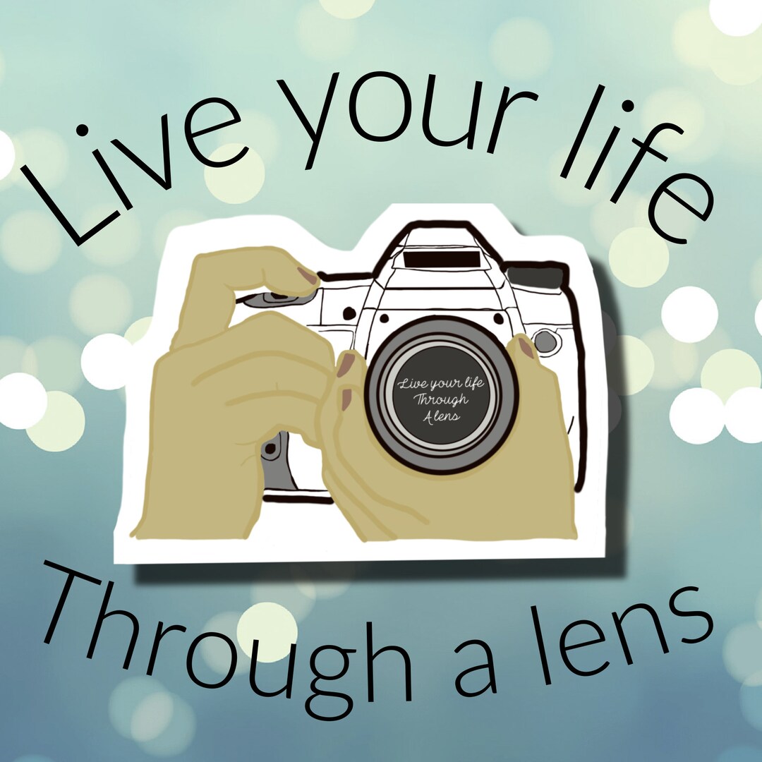 Life Through a Lens Sticker - Etsy
