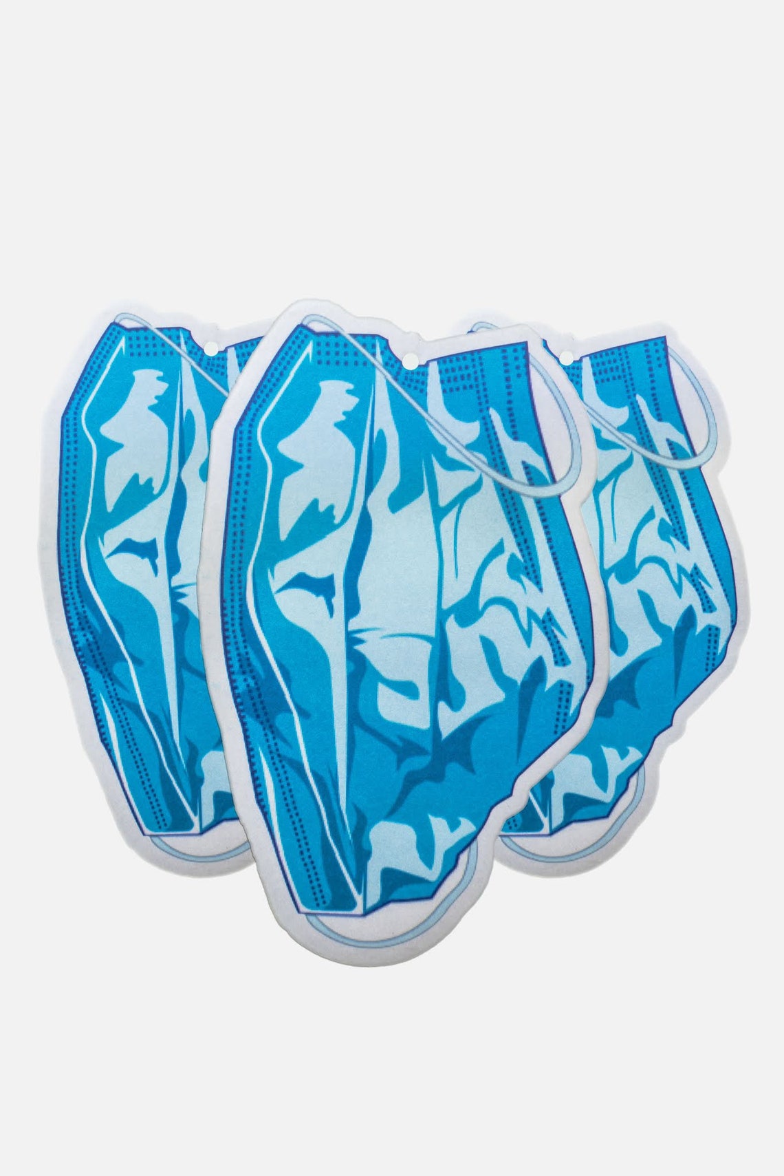 3pack Fresh Face Mask Air Freshener Etsy