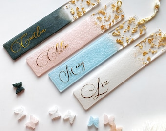 Personalized Resin Bookmark