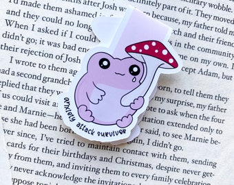 Cute frog magnetic bookmark | Gifts for readers