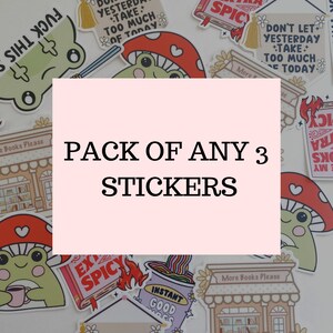 Paquete de 3 pegatinas