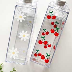 Personalized Milk Carton Water Bottle