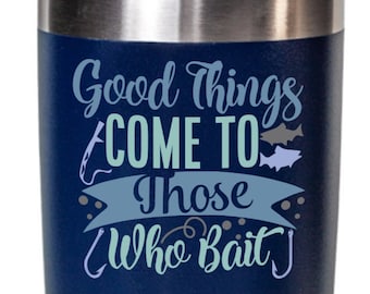 Fishing Travel Mug Funny Fishing Tumbler Gift for Fisherman Gift for Husband Fishing Mug Dad Gift Fathers Day Gift Outdoor Travel Mug