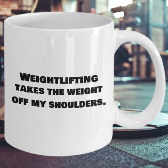 Weightlifter Mug, Weightlifter Gift, Bodybuilder Gift, Men and
