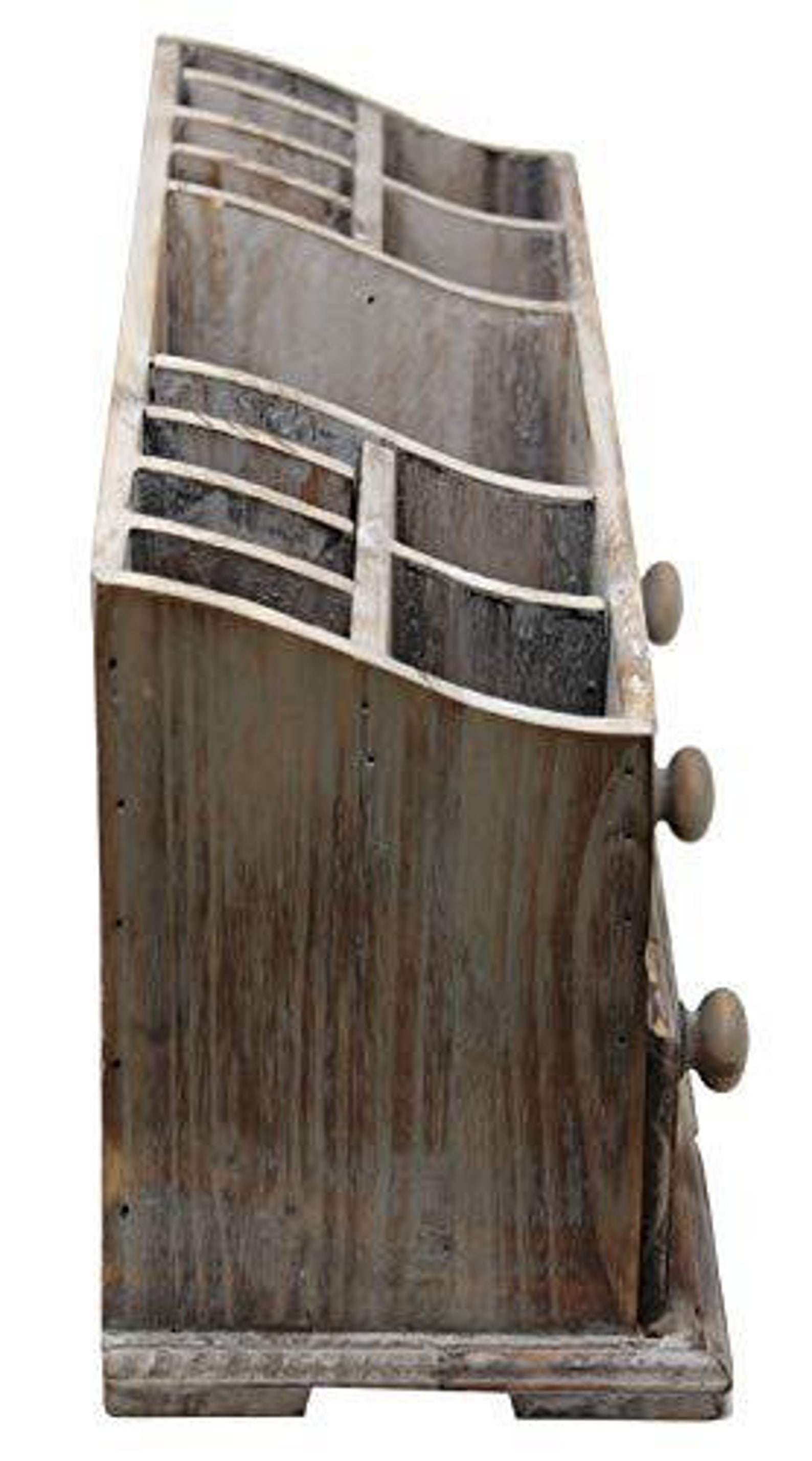 Vintage Rustic Wooden Desk Organizer for Desktop Tabletop or Etsy