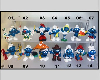 ☆ビンテージ Smurf PEYO 15体セット Lot Of 6 Vintage The Smurfs Figures Peyo JAKKS Lafig 2008