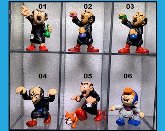 GARGAMEL-0602 Smurfencollectie - Tweedehands vintage smurffiguren Gargamel-thema Peyo Schleich Toy Schtroumpf-beeldjes (prijs per eenheid)