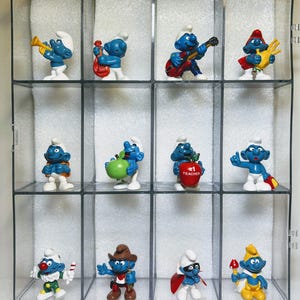 XX wiek-1213 Wybierz swojego Smerfa Zabytkowy używany z XX wieku Figurka Smerfa Schleich Smurfs Collector Figurka Schtroumpf