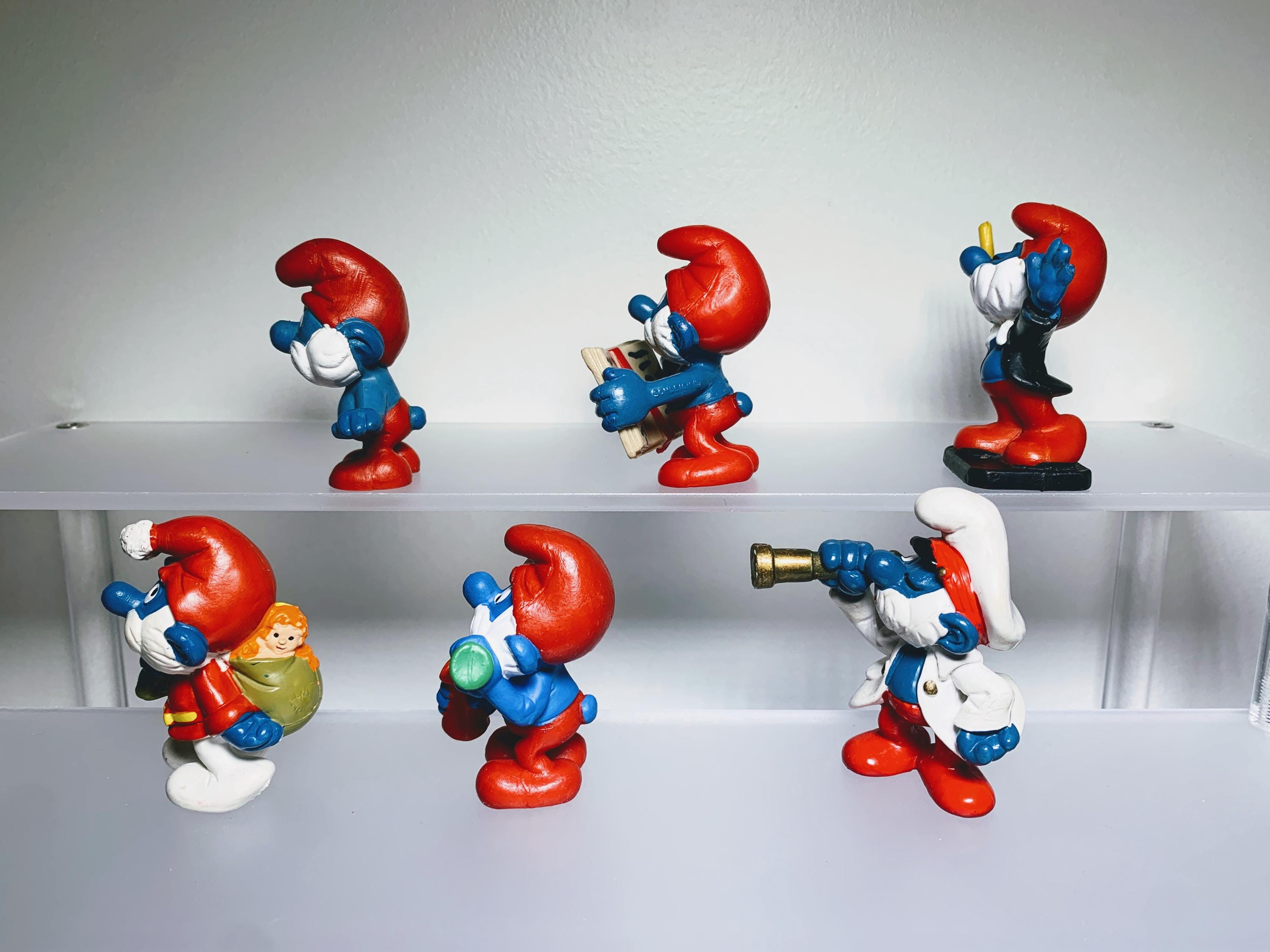 ☆ビンテージ Smurf PEYO 15体セット SCHOOL-1002 Smurfs Collection- Nice Pre-owned Vintage Peyo