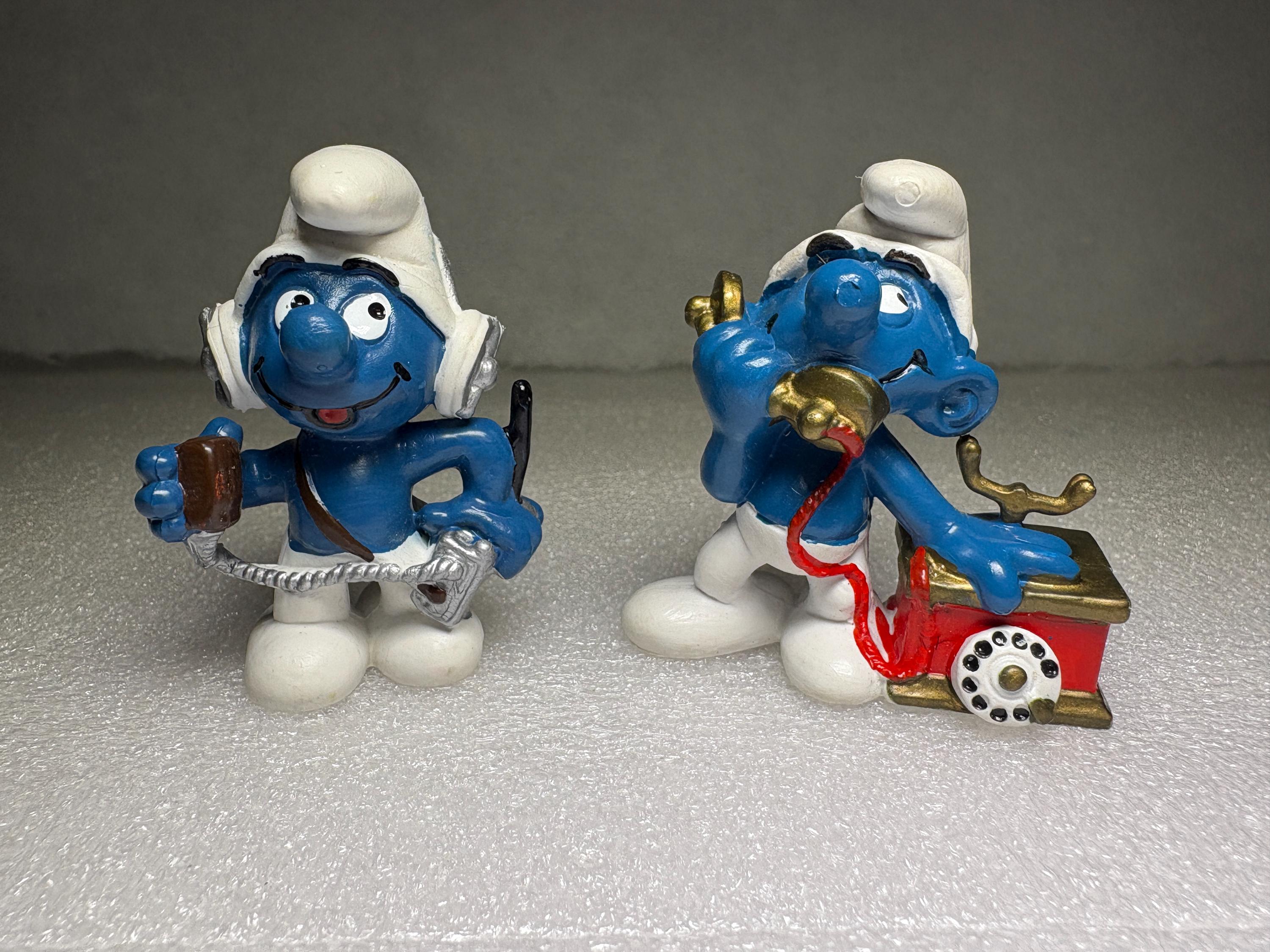 SCHTROUMPF BC RADIO - les Schtroumpfs The Smurfs - Peyo Schleich EUR 13