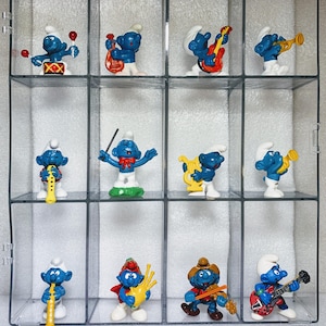 MUSIC-1202 Nice Pre-owned Vintage Peyo Schleich Smurf figures Musician Smurfs Collection Figurine Schtroumpf (Price by the unit)