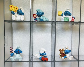 BABY-0605 Smurfs Collection- Pre-owned Vintage Peyo Schleich Smurf figures BABY Smurf Theme Figurine Bébé Schtroumpf (Price by the unit)