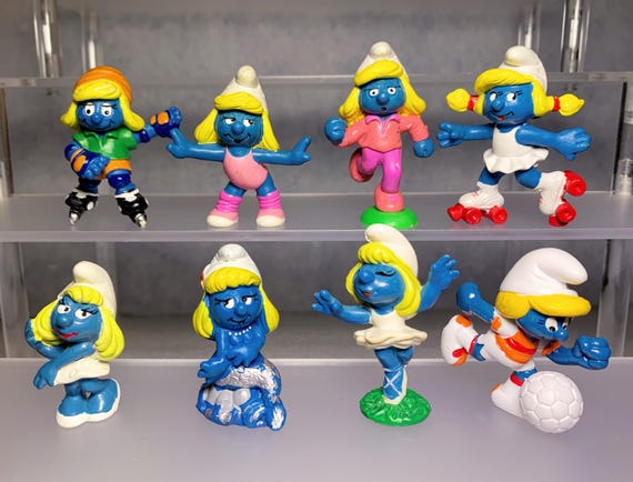 SMFT-0809 Vintage Smurfs Collection Nice Pre-owned Smurfette