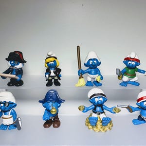 1980's smurf figure - Etsy 日本