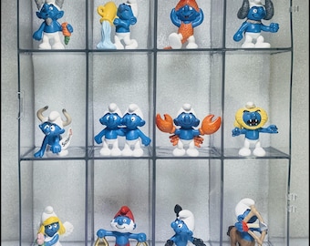 Y2010-1204 Pick your Smurf Figure Vintage Pre-owned Schleich Smurfs 2010 Zodiac Sign Smurfs Collection Schtroumpf Figurine Price by the unit