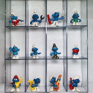 VETERAN-1209 Pre-owned Vintage Smurf Figures Veteran Smurfs Collection Peyo Schleich Bully Toy Schtroumpf Figurine (Price by the unit)