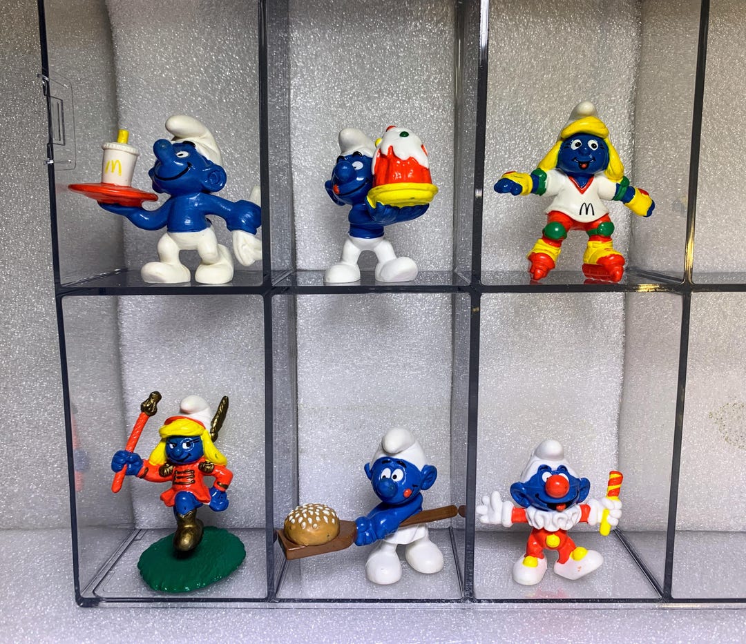 Figurine Schtroumpf Tennis Man McDonald's - Édition Jeux Paralympiques 2024 - Schleich - Neuf