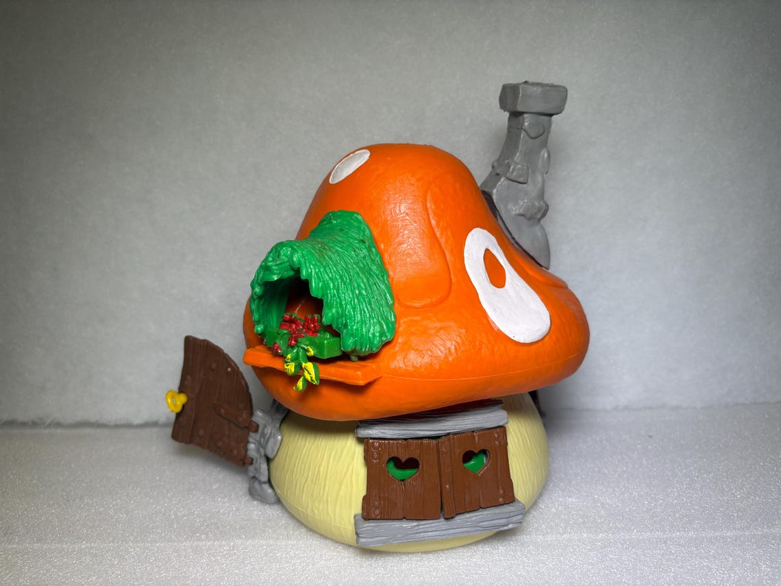 Village 1 Schtroumpfs, Figurines, Maisons Champignons, Accessoires