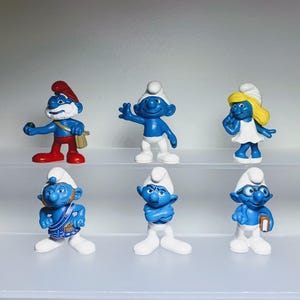 Y2011-0602 Figurine Pick your Schtroumpf vintage Schtroumpfs Schleich d'occasion Figurine Schtroumpf de la collection Schtroumpfs du cinéma 2011 Prix à l'unité