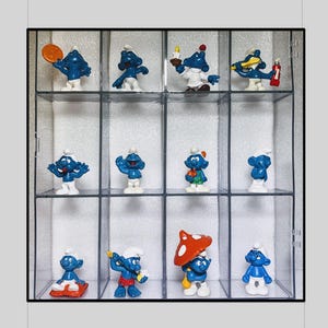 GENERIC-1207 Pitufos coleccionistas Figura de colección de Pitufos vintage de segunda mano Peyo Schleich Bully Pitufo genérico Schtroumpf (Precio por unidad)