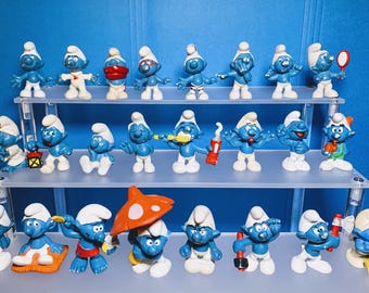 Vintage 1980's Smurfs Wind-up Toys | Retro 80's Smurfs Wind Vintage 1980's Smurfs Wind-up Toys | Retro 80's Smurfs Wind