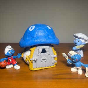 Schleich Smurf House - Etsy