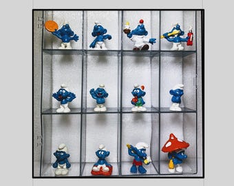 GENERIC-1204 Smurf collectors Pre-owned vintage Smurfs Peyo Schleich Bully Generic Smurf Collection Figurine Schtroumpf (Price by the unit)