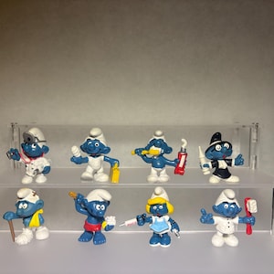 MED-0803 Smurfs Collection- Nice Pre-owned Vintage Peyo Schleich Smurf figures MEDICAL Theme Figurine Schtroumpf (Price by the unit)