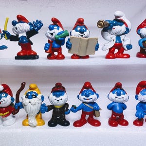 PAPA-1202 From the Papa Smurf Series Collection Pre-owned Vintage Smurfs Toy Peyo Schleich figurine Grand Schtroumpf (Price by the unit)