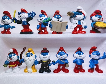 PAPA-1202 From the Papa Smurf Series Collection Pre-owned Vintage Smurfs Toy Peyo Schleich figurine Grand Schtroumpf (Price by the unit)