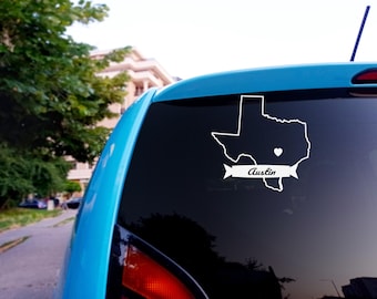 State Outline Car Decal | Ohio-Wyoming | Custom Vinyl Window Sticker | Pick Your State | State Pride Gift | Handmade in Palm City FL