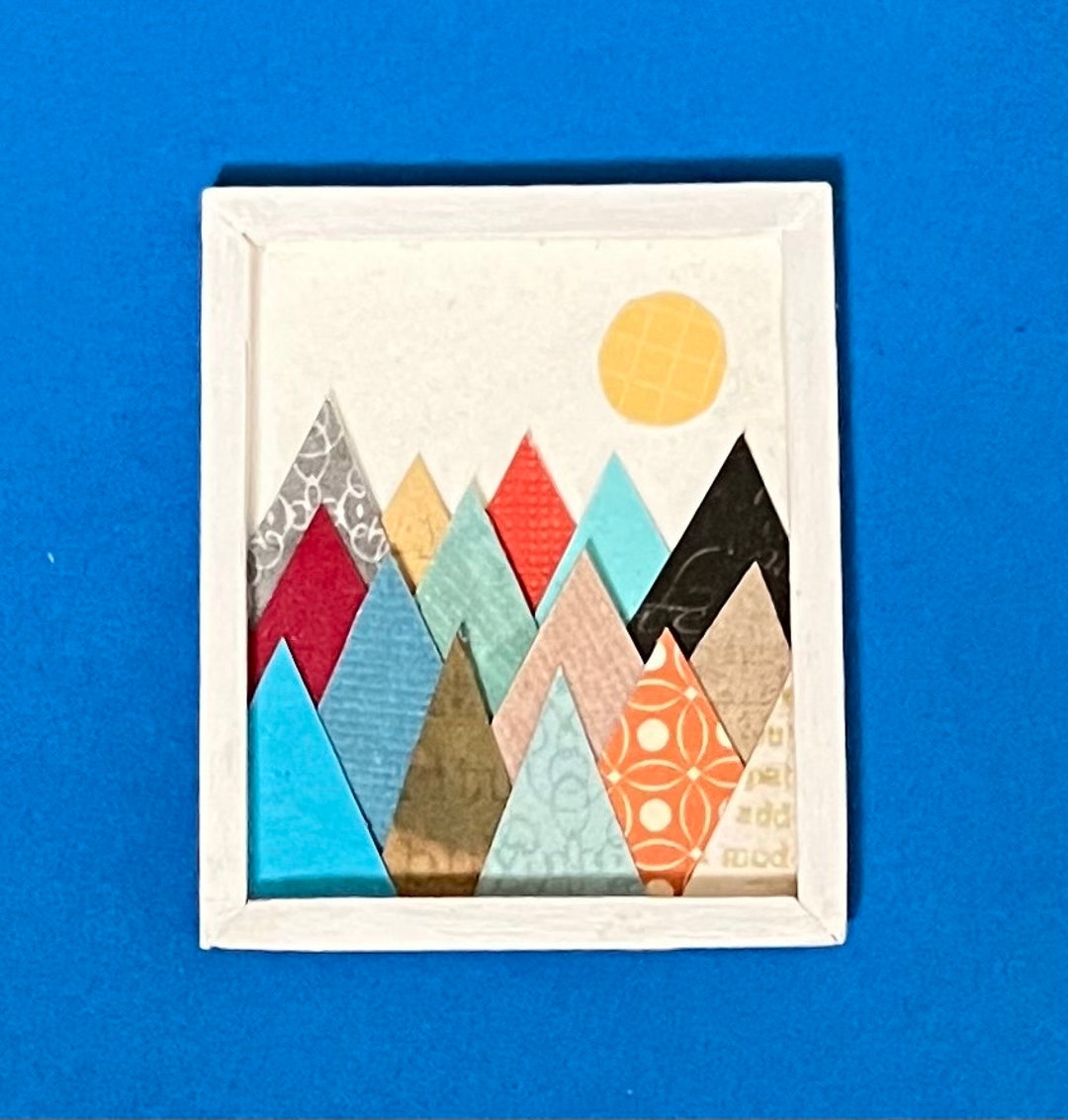 Dollhouse Wall Art 1/12 Scale Miniature Picture Framed Art Etsy