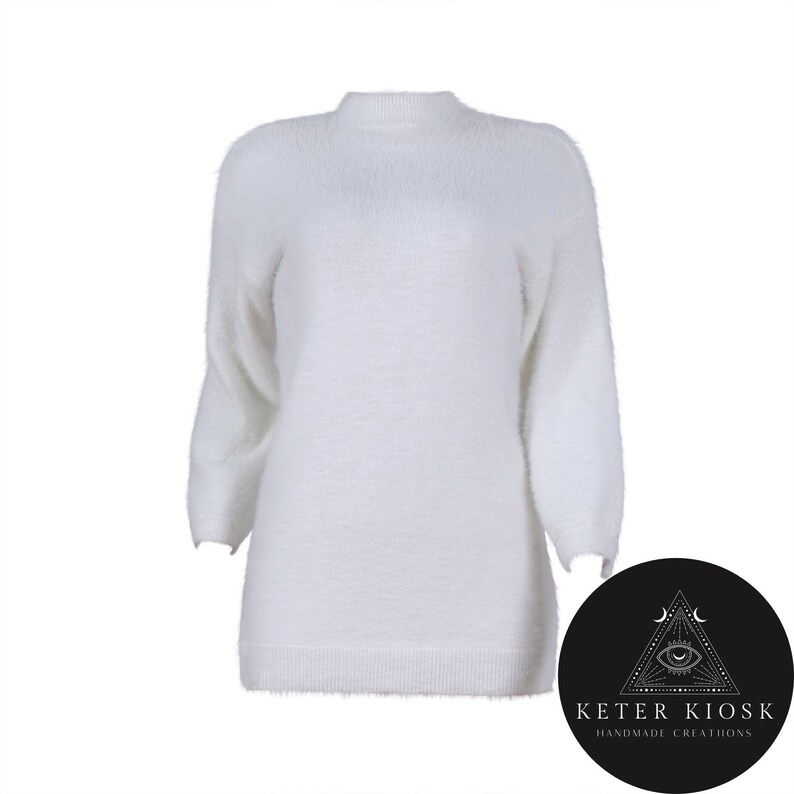 White over size sweater slouchy pullover sweater light Blue over size sweater slouchy pullover sweater comfy pullover slouchy Dress