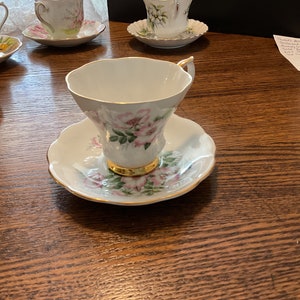 Royal Albert Friendship Wild Rose Bone China Cup and Saucer