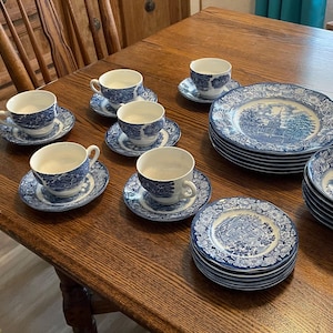 Vintage Liberty Blue Dishes - Etsy