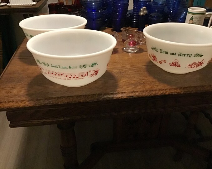 Tom and Jerry Eggnog Punch Bowl Etsy