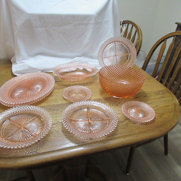 Pink Dishes Etsy